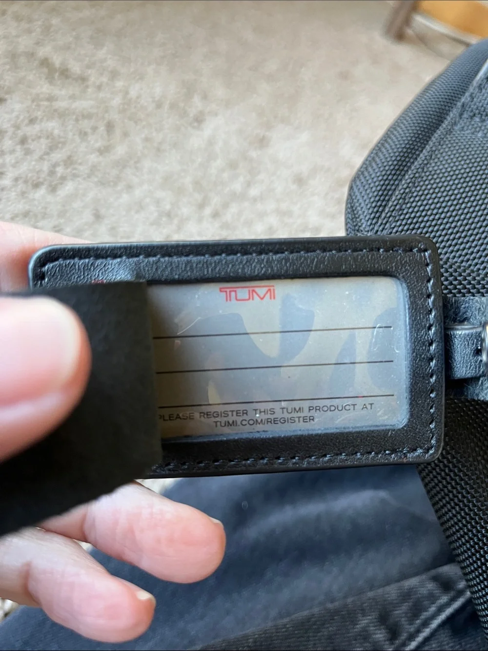 TUMI Corporate Laptop Backpack 22205DE never used. Branded with Land O’Lakes tag